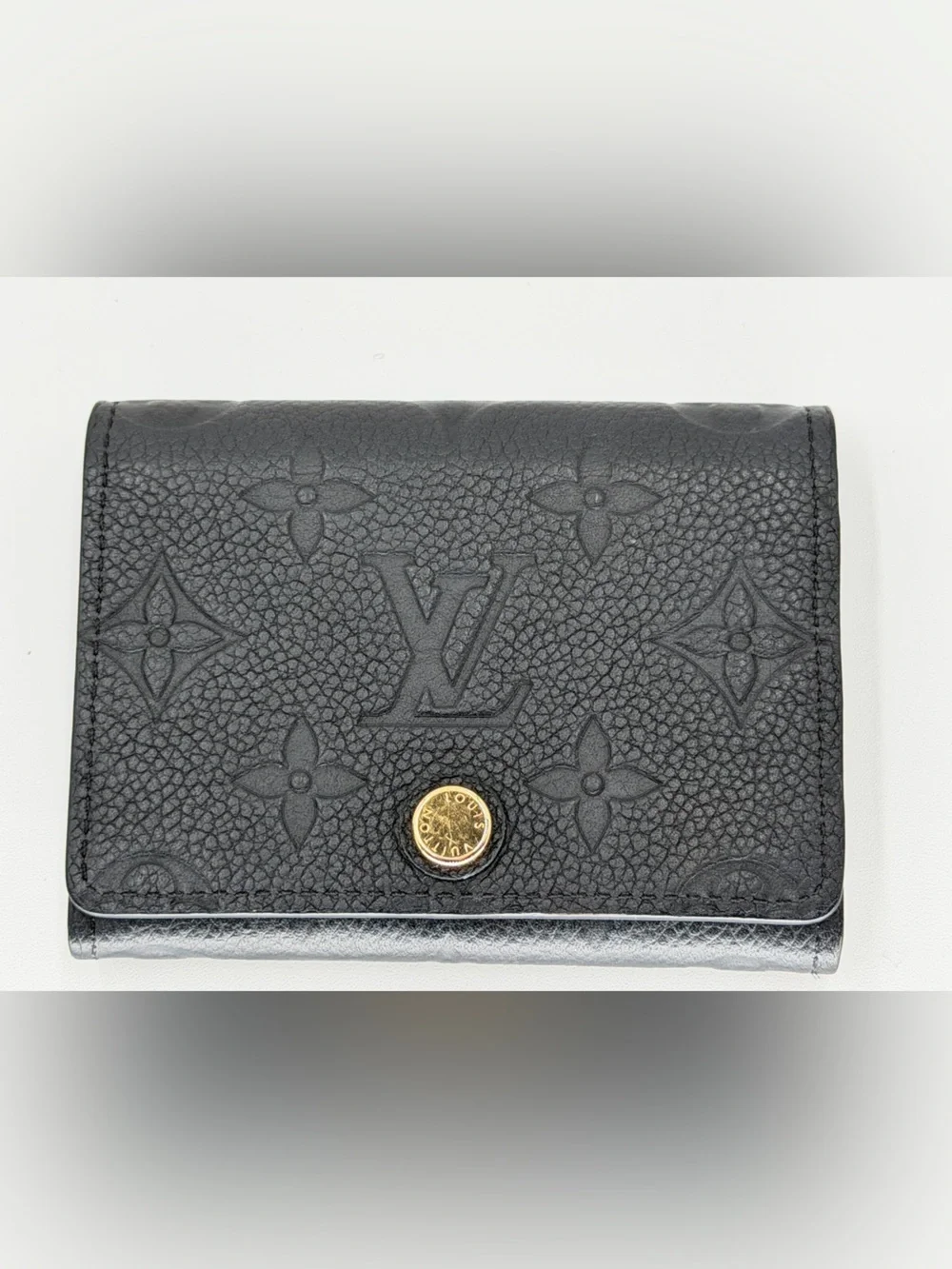 🖤LV Rank A Black Empriente Monogram Envelope Card Holder Full Set w/Entrupy COA🖤 - Picture 2 of 15